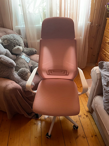 Компьютерное кресло Golem dark gray / gray / white фото покупателя 65