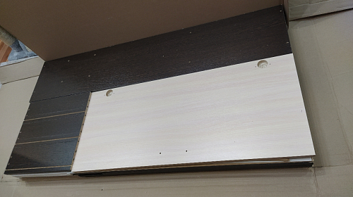 Компьютерный стол КСТ-16 левый дуб сонома / белый фото покупателя 20