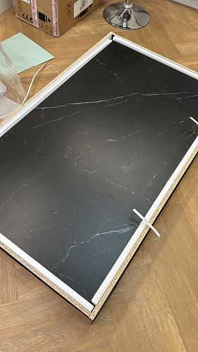 Керамический стол Ливи 140(200)х80х78 carla larkin / дуб монтана фото покупателя 7