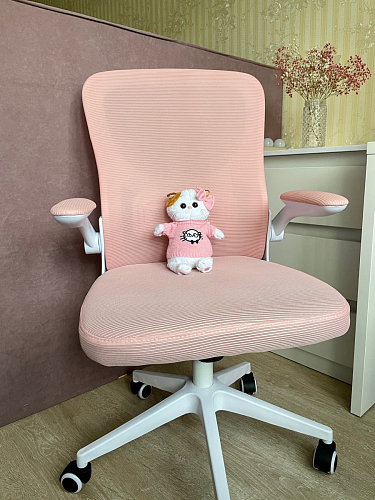 Компьютерное кресло Konfi pink / white фото покупателя 293