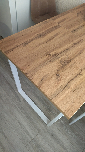 Стол раскладной Лота Лофт 120 25 мм юта / черный матовый фото покупателя 430