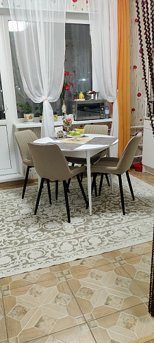 Стул на металлокаркасе Седа 360 К латте (velutto 08) / белый фото покупателя 159