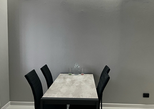 Стол Центавр бетон / графит фото покупателя 16