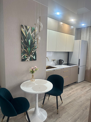 Стул на металлокаркасе Gabi dark beige / black / silver фото покупателя 588