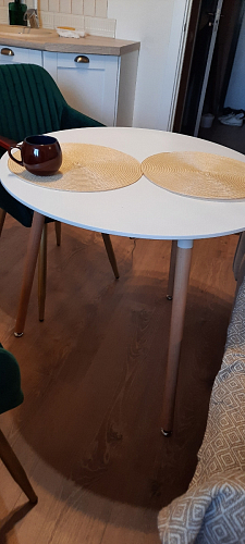 Стол Lorini 80 white / wood фото покупателя 1