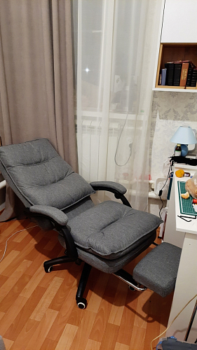 Компьютерное кресло Rapid голубое фото покупателя 7