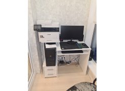 Компьютерный стол Джаз-24 левый белый фото покупателя 56