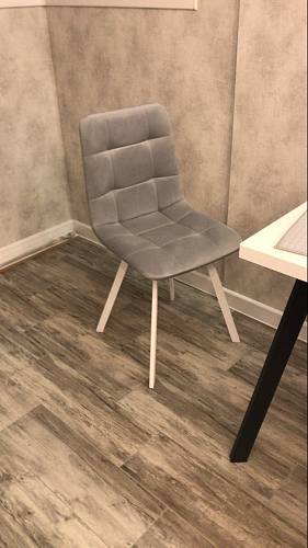 Стул на металлокаркасе Чилли бирюзовый / черный фото покупателя 574