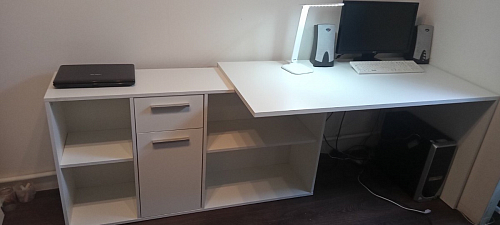 Письменный стол Лайт 03.245F белый гладкий 101 фото покупателя 149