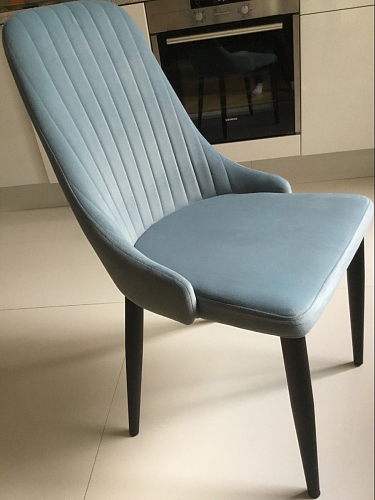 Стул на металлокаркасе Kora dark gray / black фото покупателя 230