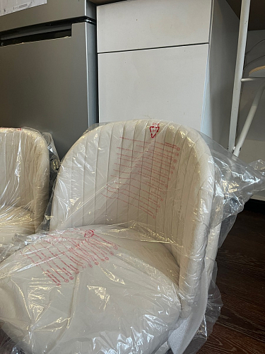 Стул на металлокаркасе Gabi latte / gold / black фото покупателя 387