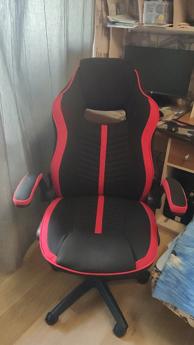 Компьютерное кресло Plast черный / голубой фото покупателя 10