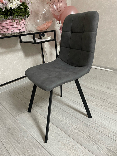 Стул на металлокаркасе Bruk light purple / white фото покупателя 4