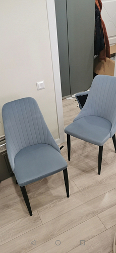 Стул на металлокаркасе Kora black / gray фото покупателя 472