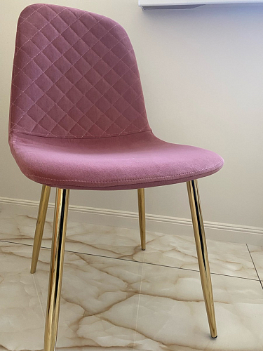 Стул на металлокаркасе Dabl 01 champagne / gold фото покупателя 21