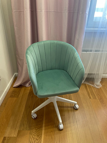 Компьютерное кресло Тибо светло-коричневый / белый фото покупателя 209