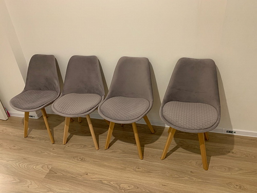 Деревянный стул Bonuss light gray / wood фото покупателя 188