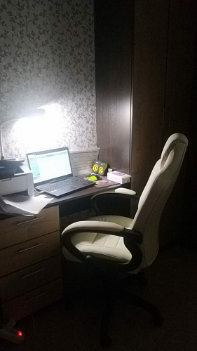 Компьютерное кресло Kadis коричневое / бежевое фото покупателя 65