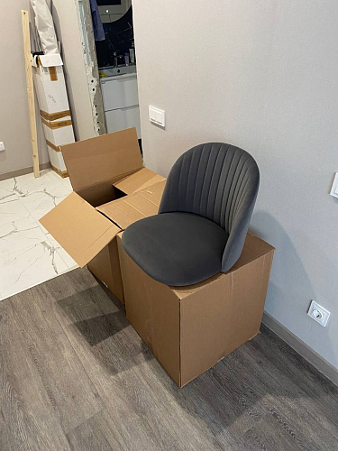 Стул на металлокаркасе Gabi latte / gold / black фото покупателя 963