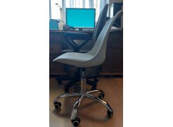 Компьютерное кресло Kolin с подушкой clear / white фото покупателя 289