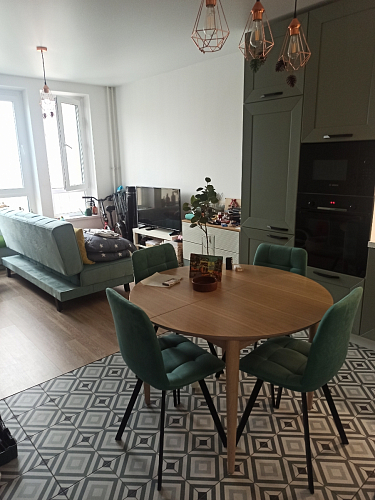 Стул на металлокаркасе Чилли синяя ткань / белый фото покупателя 1029