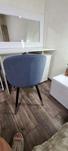 Стул на металлокаркасе Gabi 1 light purple / black фото покупателя 929