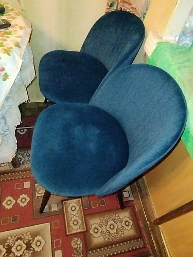 Стул на металлокаркасе Gabi gray / black фото покупателя 824