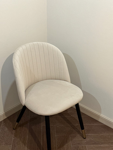 Стул на металлокаркасе Gabi 1 light purple / black фото покупателя 641