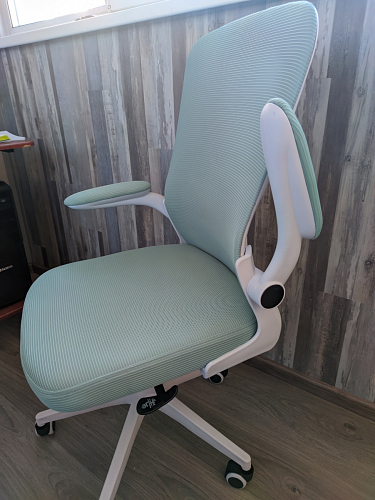 Компьютерное кресло Konfi gray / blue / white фото покупателя 147