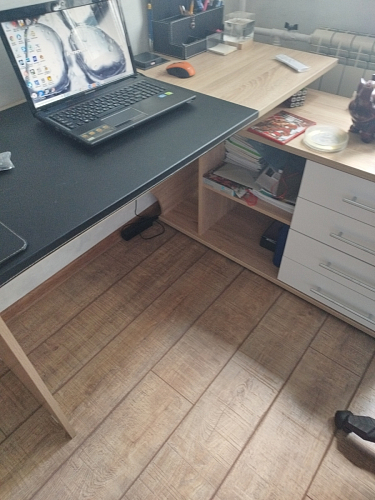 Компьютерный стол КСТ-109П правый венге фото покупателя 49