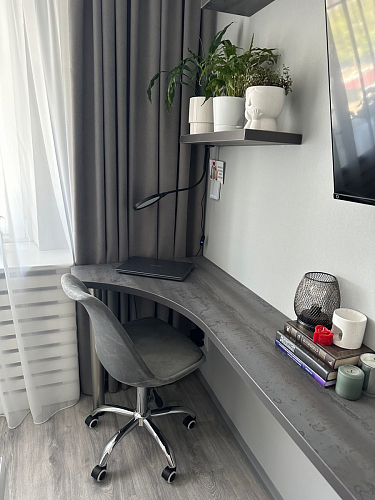 Компьютерное кресло Kolin с подушкой clear / white фото покупателя 298