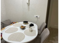 Стул на металлокаркасе Вейв светло-серый (hl 63) / 10К черный каркас фото покупателя 189