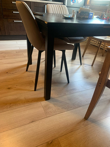 Стул на металлокаркасе Седа К латте / черный фото покупателя 9