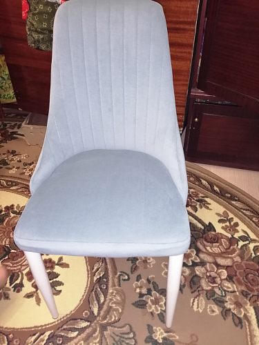 Стул на металлокаркасе Kora dark gray / black фото покупателя 158