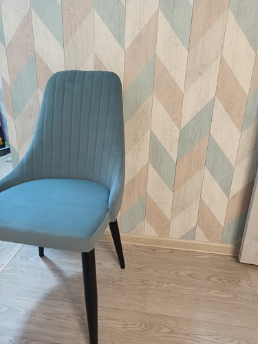 Стул на металлокаркасе Kora gray / black фото покупателя 142