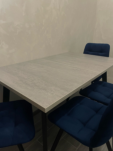 Стул на металлокаркасе Чилли бирюзовый / черный фото покупателя 1123