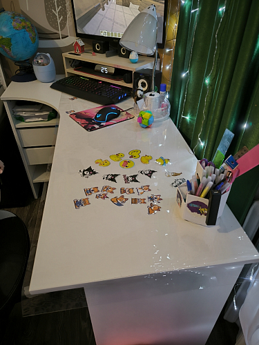 Стол письменный СПм-25 правый венге фото покупателя 60