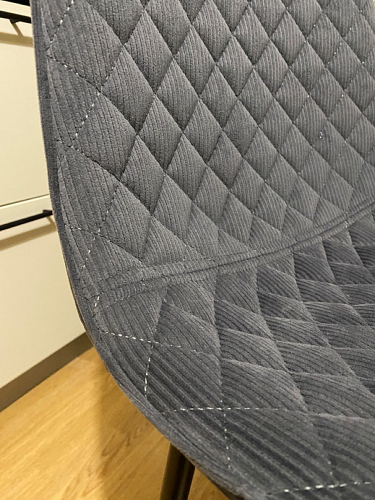 Стул на металлокаркасе Capri голубой фото покупателя 61