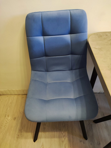 Стул на металлокаркасе Чилли зеленый / черный фото покупателя 1196