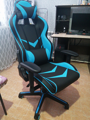 Компьютерное кресло Racer черный / красный / бежевый фото покупателя 81