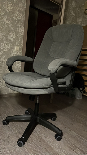 Компьютерное кресло Comfort Lux/Комфорт Люкс серый фото покупателя 34