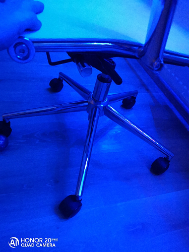 Компьютерное кресло Reus черная сетка / хром фото покупателя 82