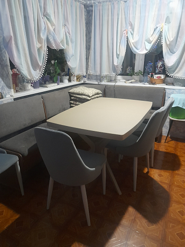 Стул на металлокаркасе Kora gray / black фото покупателя 448