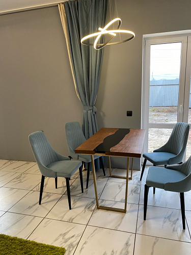 Стул на металлокаркасе Kora gray / black фото покупателя 439