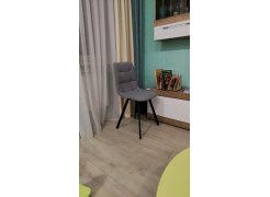 Стул на металлокаркасе Чилли розовый / черный каркас фото покупателя 473