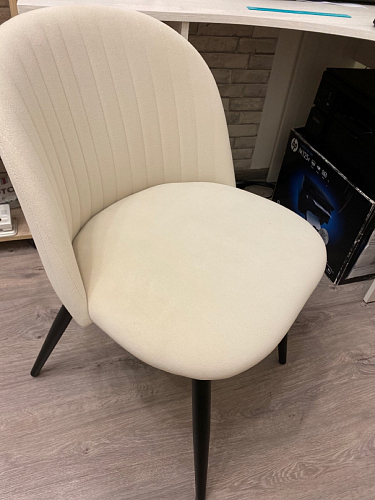 Стул на металлокаркасе Gabi 1 темно-серый / черный фото покупателя 166