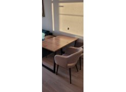 Стол Лота Лофт 140 25 мм юта / белый матовый фото покупателя 936