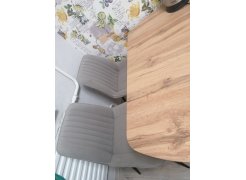 Стул на металлокаркасе Вейв светло-серый (hl 63) / 10К черный каркас фото покупателя 54