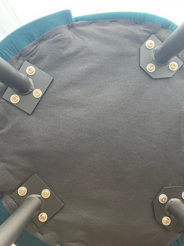 Стул на металлокаркасе Gabi dark beige / black / silver фото покупателя 444