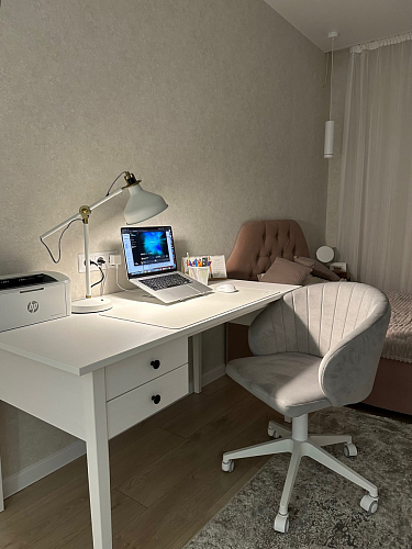 Компьютерное кресло Пард экокожа белый фото покупателя 177